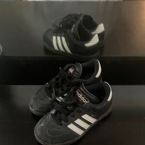 Adidas Kids Black and White Sneakers